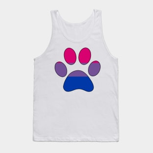 Bisexual Paw Print Tank Top